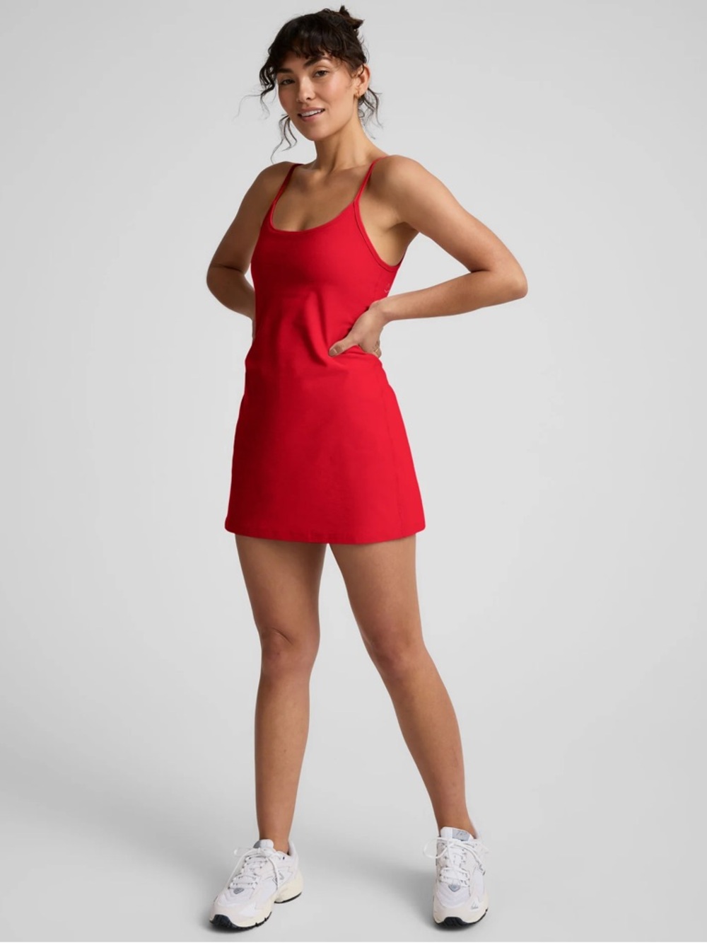 Beyond Yoga Red Spacedye Essence Dress